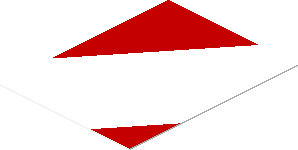 Sticker  1.63 x  1.25 Red/White Diagonal Stripes Right Up