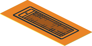 Sticker  0.75 x  1.75 Turn Indicator Left on Orange