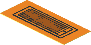 Sticker  0.75 x  1.75 Turn Indicator Right on Orange