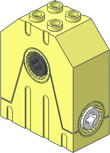 Technic Gearbox  2 x  4 x  4 (Complete)