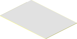 Sticker  1.2 x  1.8 with Chrome Silver Mirror