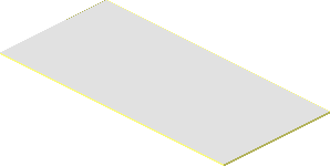 Sticker  0.9 x  1.9 with Chrome Silver Mirror