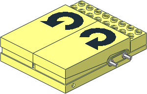 Electric Switch: Remote Control with Rotating Arrows Pattern