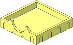 ~Electric Technic Motor 9V Geared (480 RPM) Base