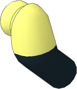 Minifig Arm Right with Black Lower Arm Pattern