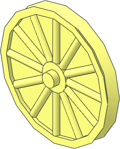 Wheel Minifig Bicycle