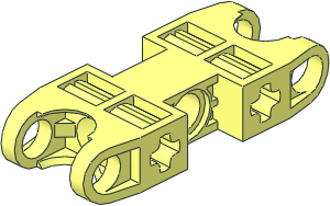 Constraction Connector  5 x  2 with Double Round Ball Sockets