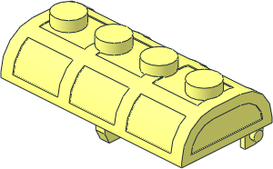 Container Treasure Chest with Slots Lid