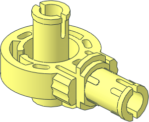 Technic Pin with Friction with Click Rotation Pin