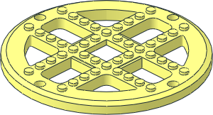 Brick 13.667 x 13.667 Round Fabuland Hollowed