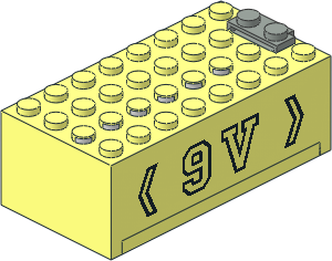 Electric  9V Battery Box  4 x  8 x  2.333 "9V" Patt. (Complete)
