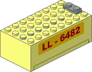 Electric  9V Battery Box  4 x  8 x  2.333 (Complete) with "LL-6482" Pattern