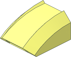 =Slope Brick Curved Top  2 x  2 x  1