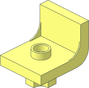 Duplo Furniture Chair  2 x  2 x  2 with One Middle Stud