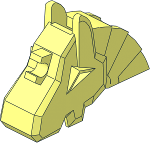 Animal Horse Head Armour with Plates