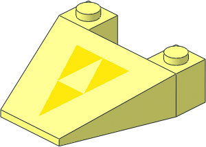 Wedge  4 x  4 with Blacktron I Logo Pattern
