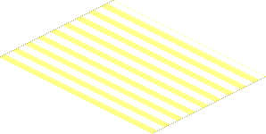 Sticker  2.9 x  3.9 with White/Clear Stripes