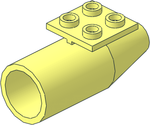 Plane Jet Engine with Plate  2 x  2