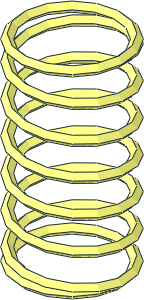 ~Spring for Technic Shock Absorber 11L/9L (1/3 Compressed)