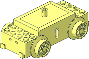 ~Electric Train Motor 12V with 2-Hole Plugs