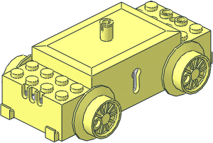 ~Electric Train Motor 12V Slotted with 3-Hole Plugs