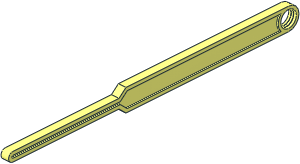 Train Steam Drive Rod