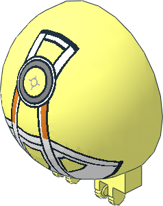 Windscreen  6 x  6 x  3 Dome Hinge Locking with SW Republic Attack Gunship Pattern