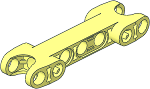 Constraction Connector  7 x  2 with Double Round Ball Sockets