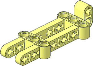 Technic Beam  2 x  8 x  2 Double Liftarm with 2  1 x  3 Beams