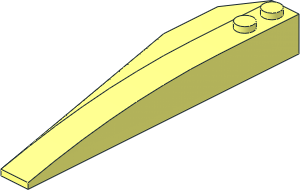 Wedge 10 x  3 x  1 Double Rounded Right