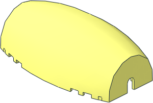 Windscreen  6 x 10 x  3 Ovoid