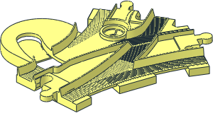 ~Duplo Train Track Point Rail