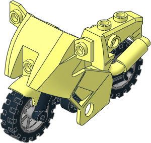 Bike  2 Wheel Motorcycle with Touring Bike Fairing (Complete)